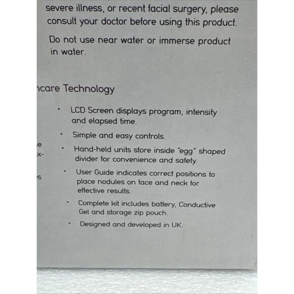 The Egg Facial Microcurrent & Facial Toning System By Serious Skin Care NEW - Picture 11 of 11